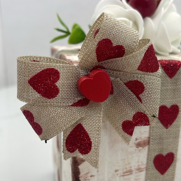 Valentine's Day Wooden Gifts, Valentine's Day Tiered Tray Decor - Picture 12 of 14